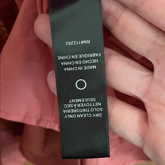 Anthropologie HOLDING HORSES Boho Dress in Rose size XL lace ruffles - Picture 6 of 11